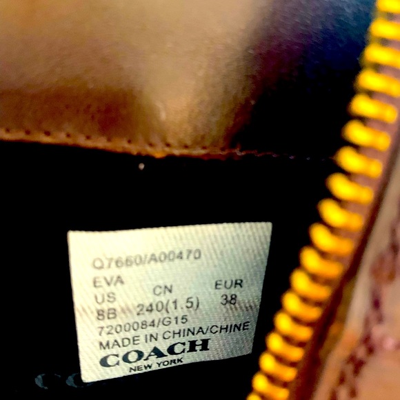 Gorgeous elegant Eva Brown tall Coach leather boots 8 (38 EU) - Picture 4 of 5